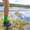 green toe socks